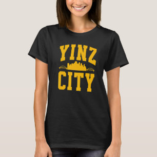 T-shirt Pittsburgh Yinz Yinzer Steel City Skyline 412 Hom