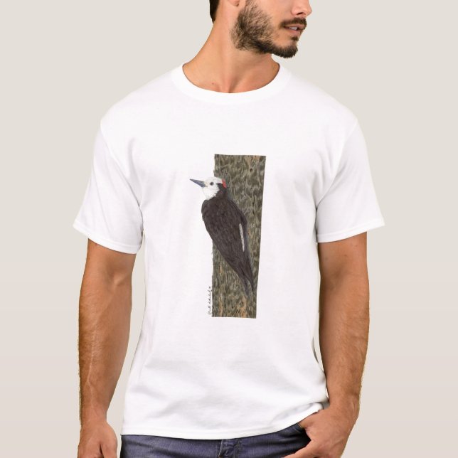 T-shirt Pivert à tête blanche (Devant)