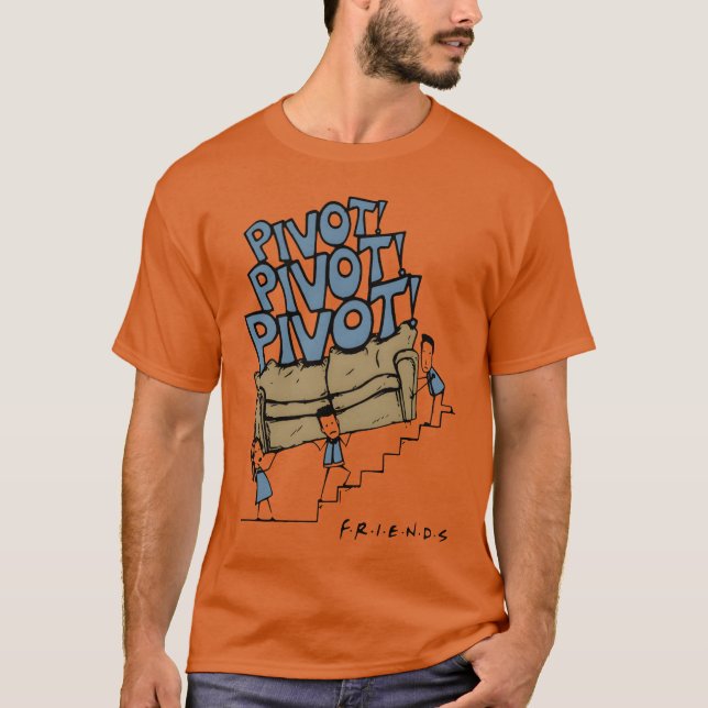 T-shirt pivot ami travail hommes femmes amie (Devant)