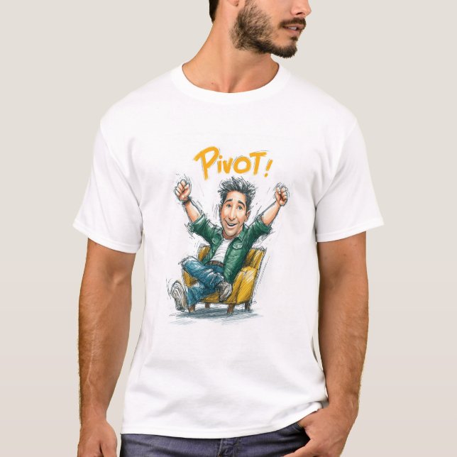 T-shirt Pivot Ross pour vos amis T-shirt Cadeau (Devant)
