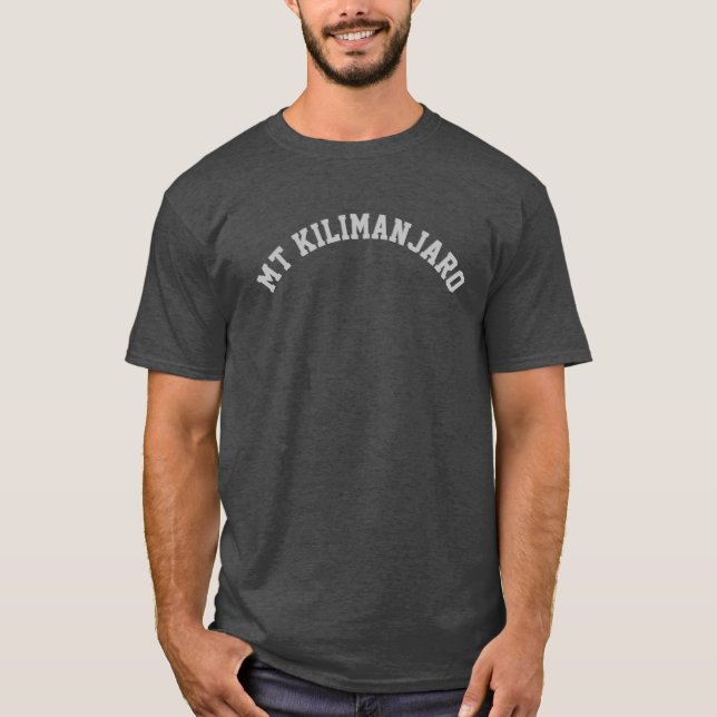 T-shirt PixDezines mt. kilimanjaro/DO-IT-YOURSELF texte+po (Devant)