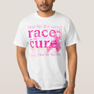 T-shirt PixDezines Race pour le Ruban Rose et le Ruban Cur