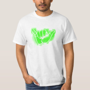 T-shirt PixDezines shaka/do-it-yourself texte+couleur