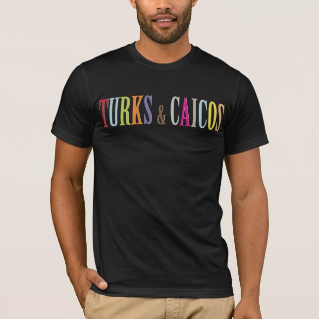 T-shirt PixDezines Turks & Caicos (Devant)