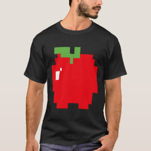 T-shirt Pixel Apple 80s Retro Arcade jeu vidéo Halloween