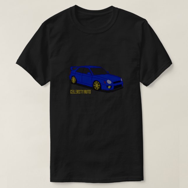 T-shirt Pixel Art JDM Legend Bugeye Rally (Design devant)
