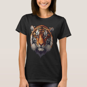 T-shirt Pixel Art Lover - Tiger Papa Maman