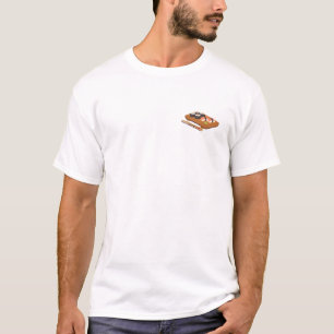 T-Shirt Pixel Art Sushi Platter - Joli rétro Japon