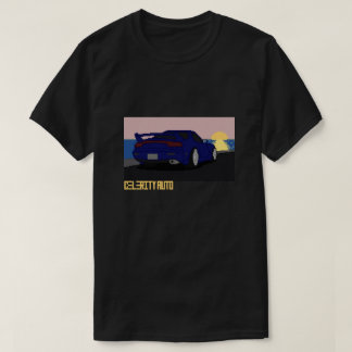 T-shirt Pixel Art voiture JDM légende Rotary FD