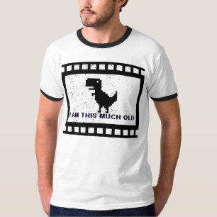 T-shirt Pixel Dino Vétéran - Je suis vieux à ce point - Ré