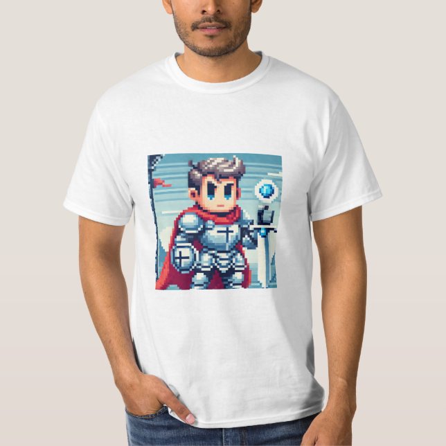 T-shirt Pixel Knight (Devant)