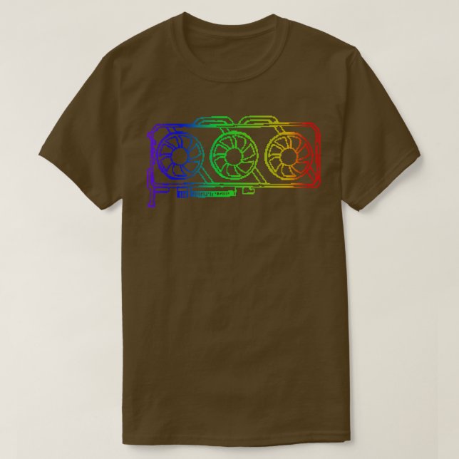 T-shirt Pixel Look RVB Jeu graphique d Gamer (Design devant)