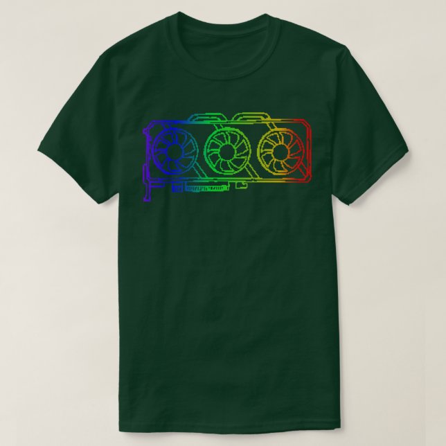 T-shirt Pixel Look RVB Jeu graphique d Gamer (Design devant)
