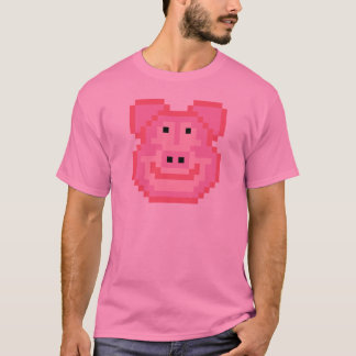 T-shirt Pixel Piggy Pig