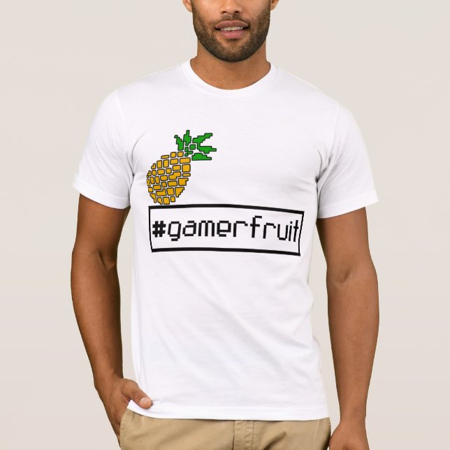 T-shirt Pixel pour homme GamerFruit (Devant)