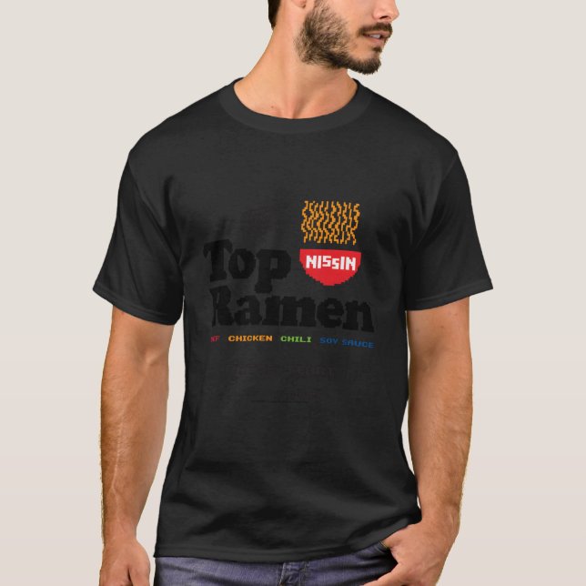 T-shirt Pixel Ramen supérieur (Devant)