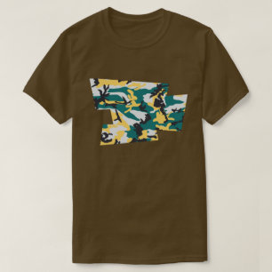 T-shirt Pixel soufflé par le Motif Camo de Lakeside