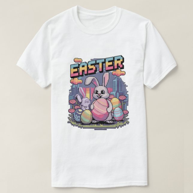 T-shirt Pixelation Pastel (Design devant)