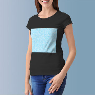 T-shirt Pixellisation Mosaïque Bleue