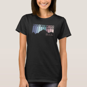 T-shirt Piz Bernina Grisch gris Pontresina St Moritz