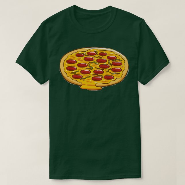 T-shirt Pizza  (Design devant)