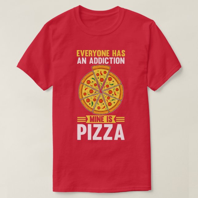 T-shirt Pizza  (Design devant)