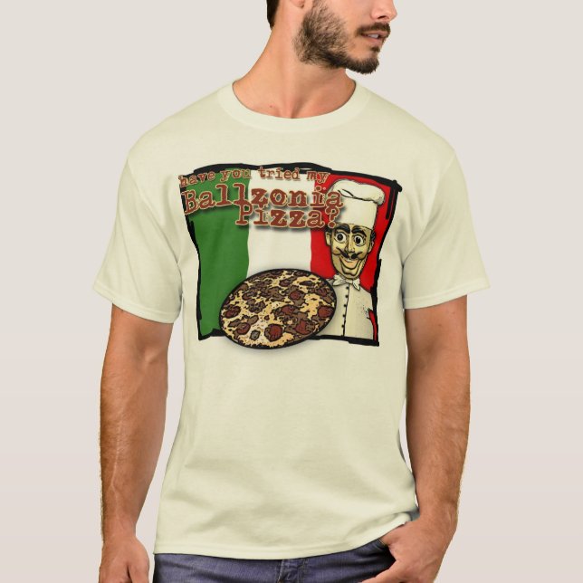 T-shirt Pizza 2 de Ballzonia (Devant)