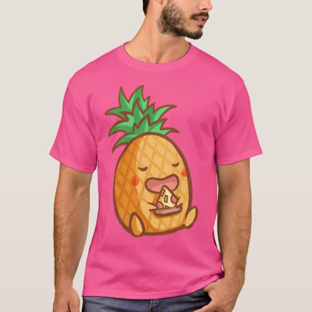 T-shirt Pizza à l'ananas (Devant)