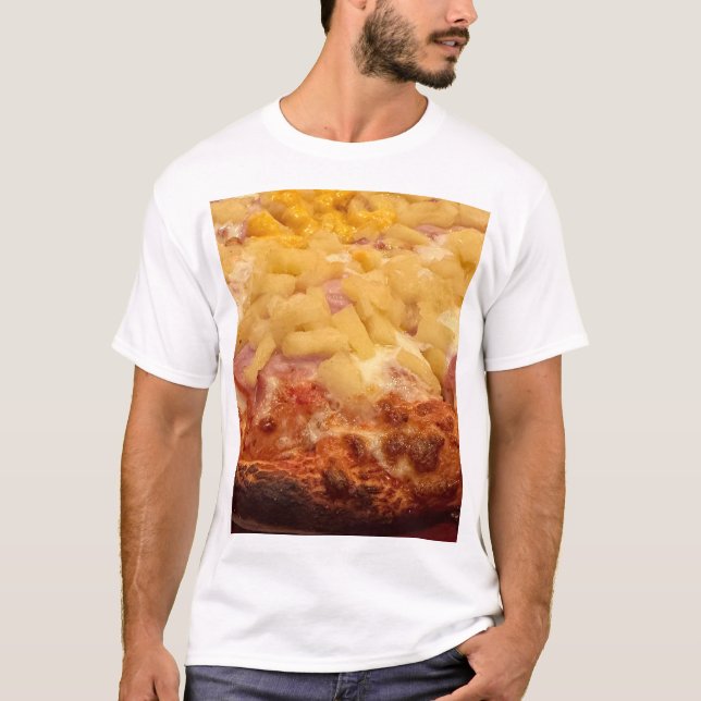 T-shirt Pizza à l'ananas (Devant)