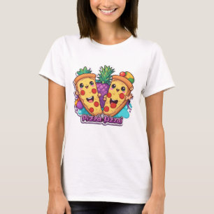 T-shirt Pizza à l'ananas amusant