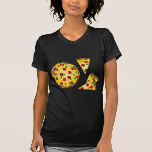 T-shirt pizza à paillettes