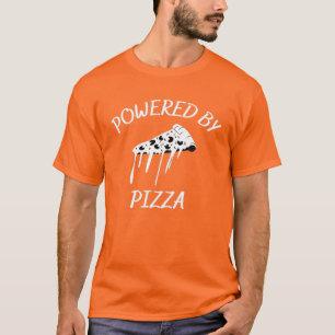 T-shirt PIZZA alimentée par la pizza