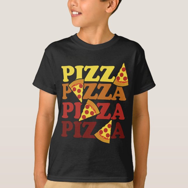 T-shirt Pizza amateurs pizza pizza pizza rétro pizza (Devant)