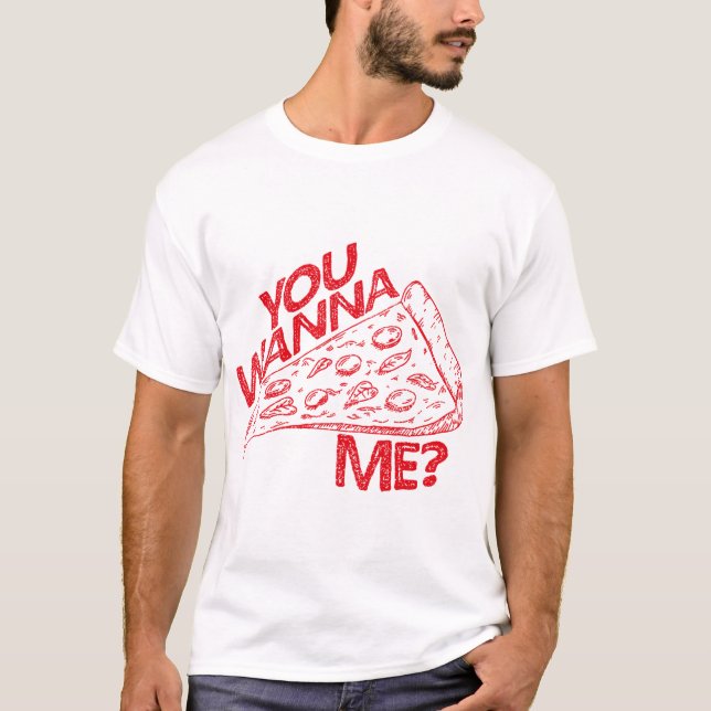 T-shirt Pizza amusante - Machine à pizza (Devant)