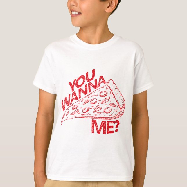T-shirt Pizza amusante - Machine à pizza (Devant)