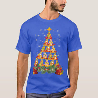 T-shirt Pizza Arbre de Noël Amant Drôle Pizza Lover Itali