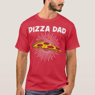 T-shirt Pizza Art Drôle Pour Papa Père Hommes Pizza Italie