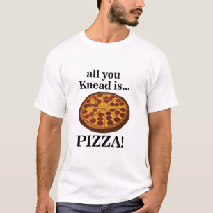T-shirt Pizza au Pepperoni Nourriture Drôle