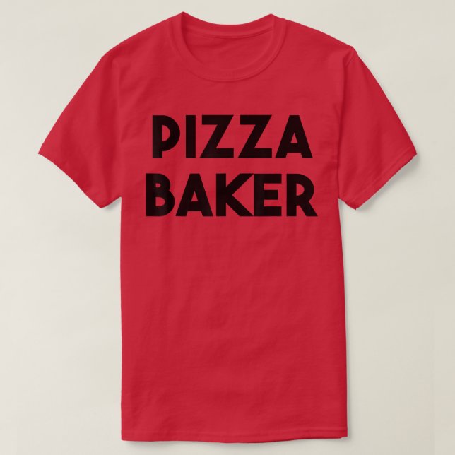 T-shirt Pizza Baker589 (Design devant)