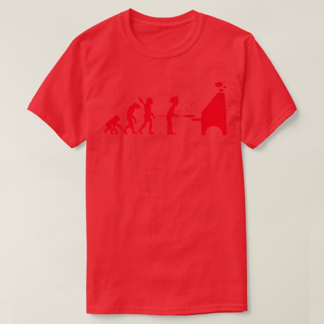 T-shirt Pizza Baker Pizza Baking Pizzeria Baker Work Evolu (Design devant)