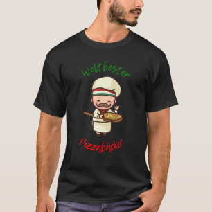 T-shirt Pizza Baker Salami Pizza Italie Idée
