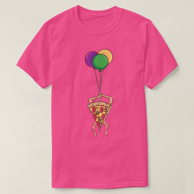 T-shirt Pizza Balloon Anniversaire (Design devant)