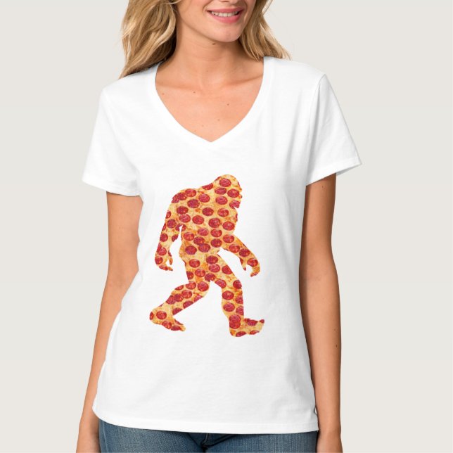 T-shirt Pizza Bigfoot (Devant)