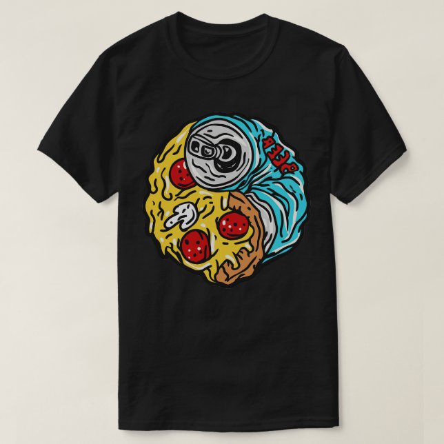 T-shirt Pizza Can (Design devant)