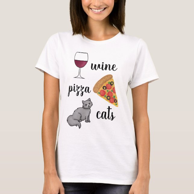 T-shirt Pizza Cats (Devant)