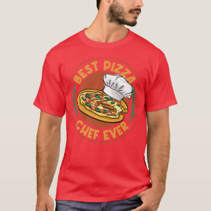 T-shirt Pizza Chef Cuisine Italienne Pizza Maker Hobby Che