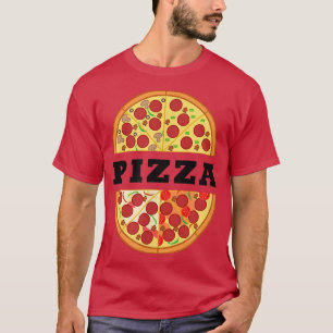T-shirt Pizza Chef Drôle Pizza Faire De La Nourriture Ital