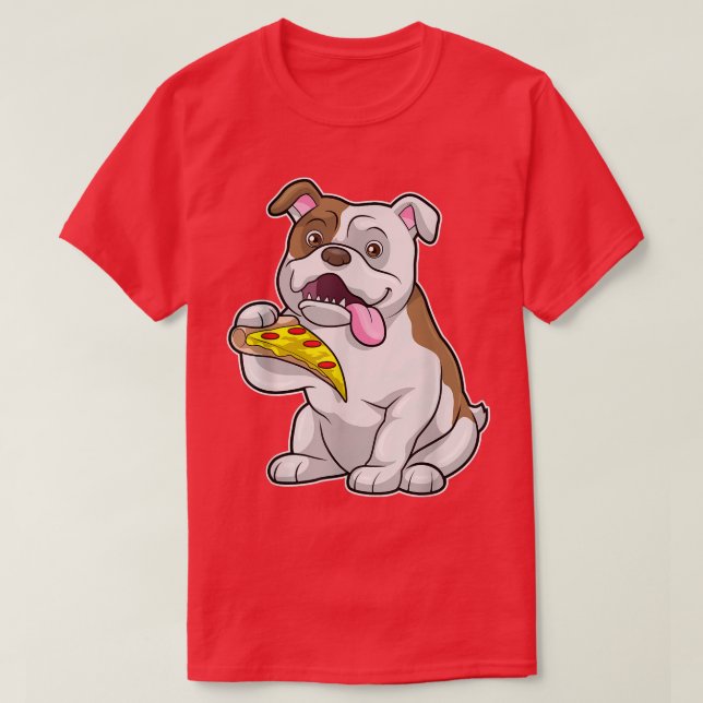 T-shirt Pizza Chien (Design devant)