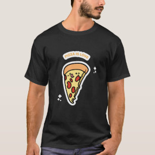 T-shirt Pizza Classique Est Amour