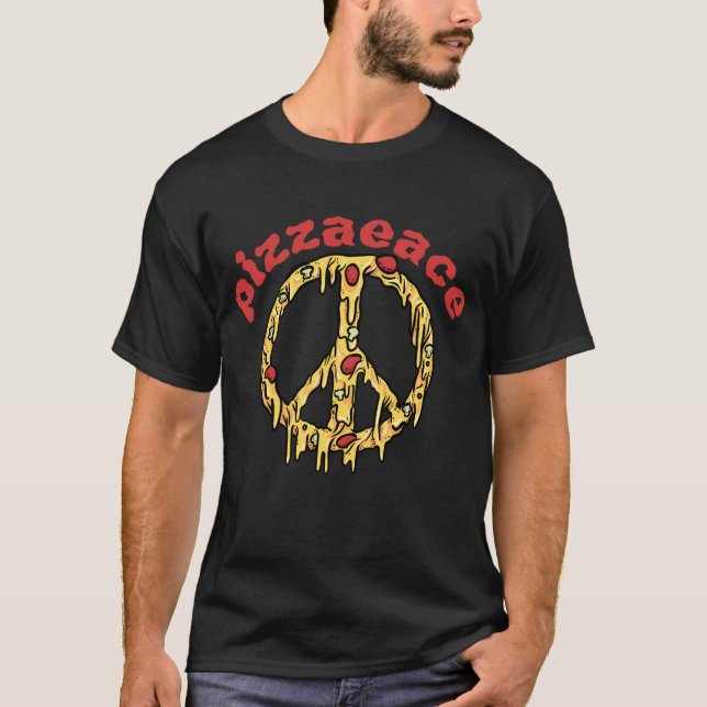 T-shirt Pizza classique Paix (Devant)